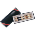 Monaco Classic  Gold Pen/ Pencil Set - The Cambridge Collection